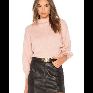 Line & Dot Alder Sweater in Ballet Pink